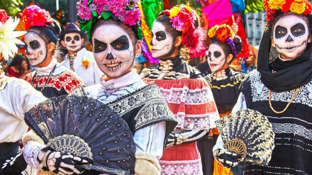 Как отмечают День Мертвых в Мексике
